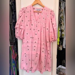 Hunter Bell Jenkins Dress - Pink Blossom M NWOT never worn